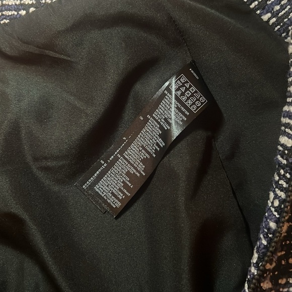 Forever21 tweed mini skirt size M full zipper down Asymmetrical - Picture 9 of 11